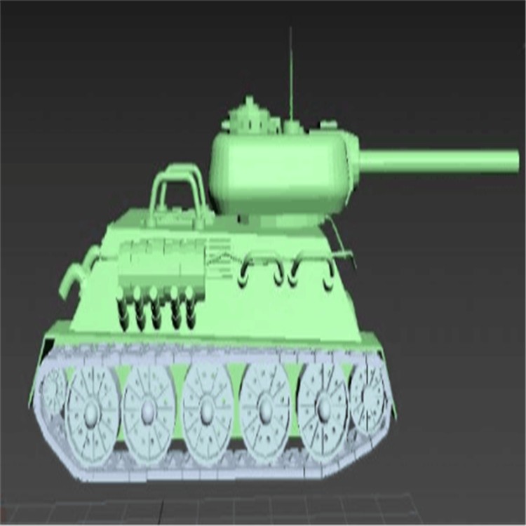浦北充气军用坦克模型